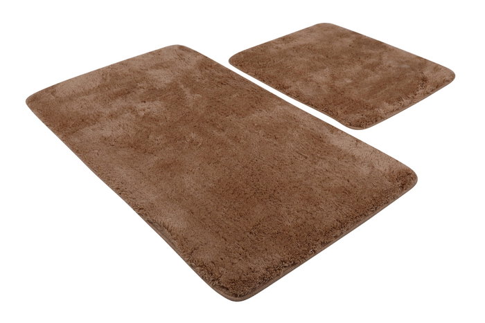 Mijölnir Juego de alfombras de baño de acrílico Beige Mijölnir Juego de alfombras de baño de acrílico Beige